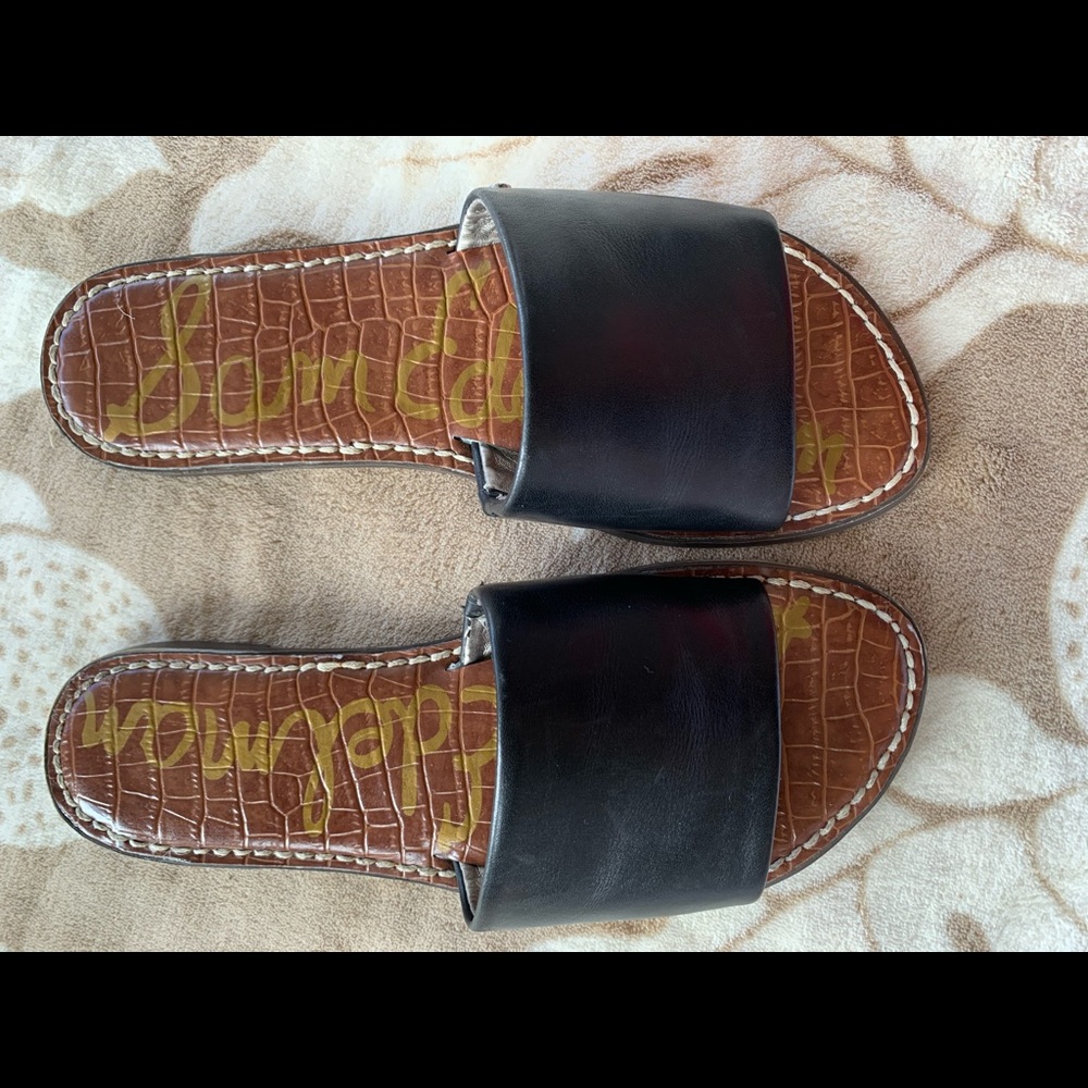 Sam Edelman black slide sandal sz6